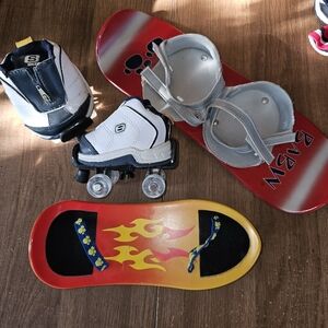 Y2k Build-A-Bear Boy Sports Accessories Snowboard Skateboard Skates Skechers Vtg